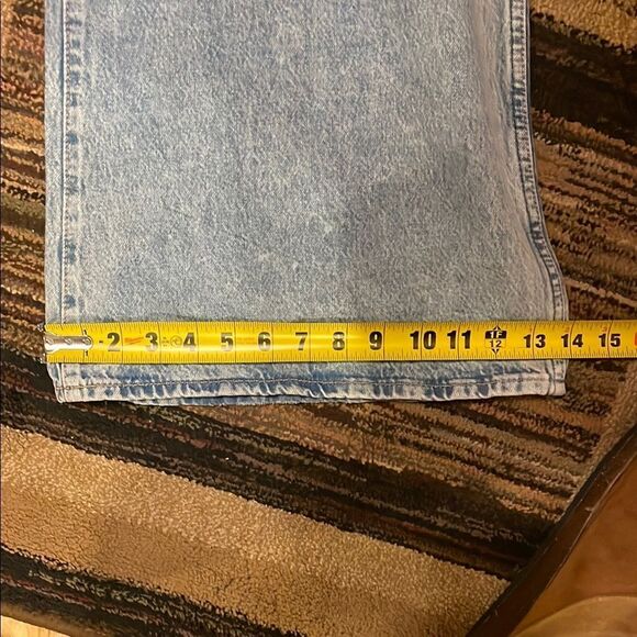 Wrangler Blue Flare Wide Leg Jeans - Picture 16 of 16